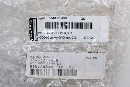 New OEM Polaris 1543331-458 Matte Black Gear Shift Lever NOS