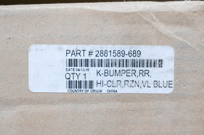 New OEM Polaris 2881589-689 Blue RZR Rear Brush Guard Kit NOS