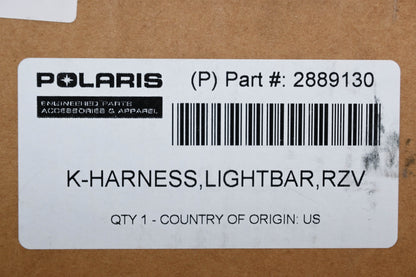 New OEM Polaris 2889130 Lightbar Wiring Harness Kit NOS