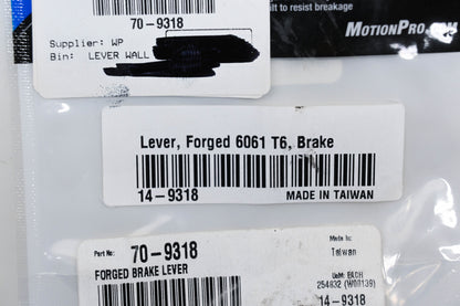 Motion Pro 14-9318, 70-9318 Forged T6 Brake Lever Assembly NOS