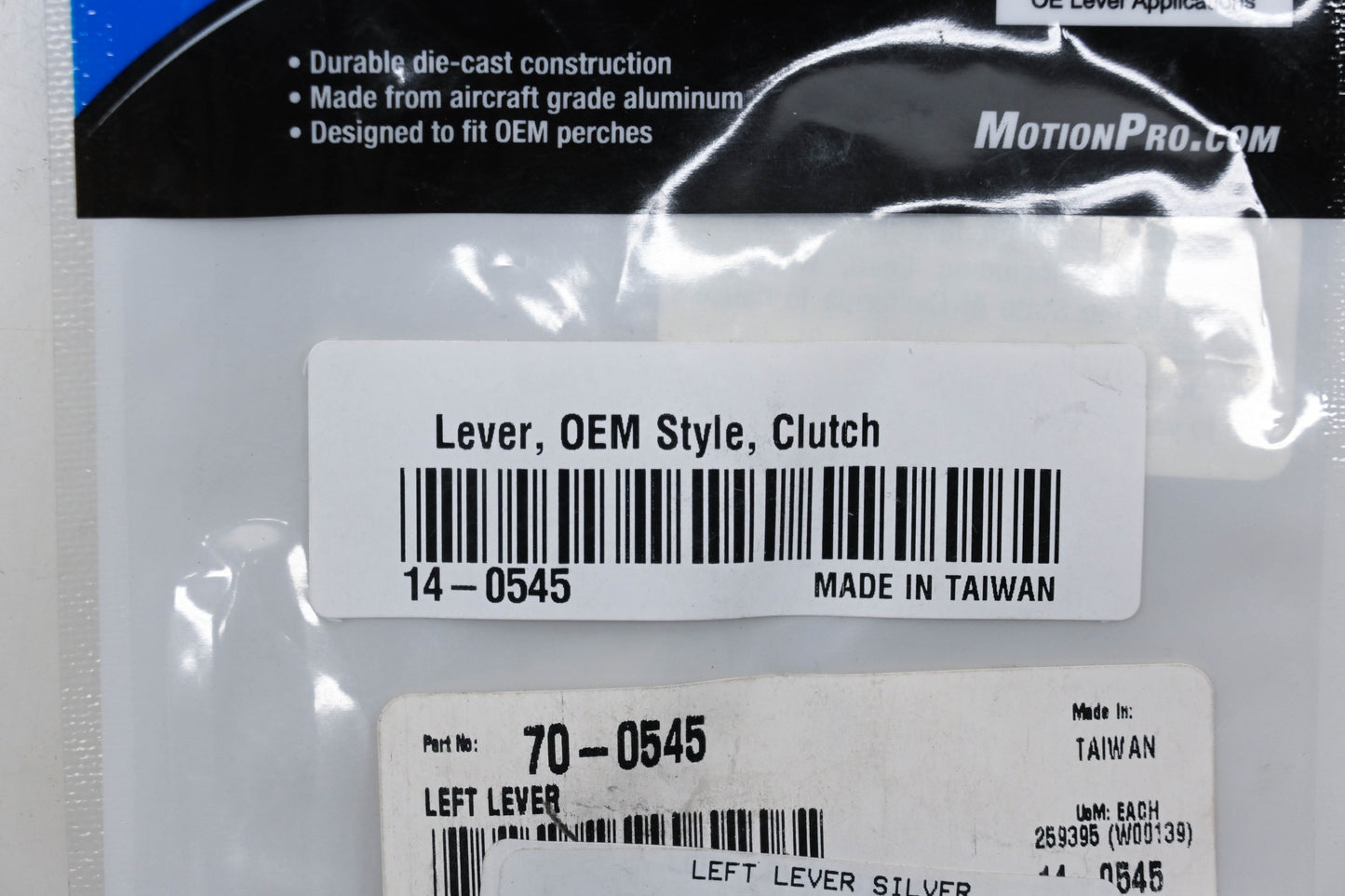 Motion Pro 14-0545, 70-0545 Forged T6 Clutch Lever NOS