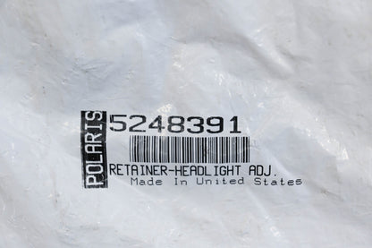 New OEM Polaris 5248391 Headlight Adjuster Retainer Bracket NOS