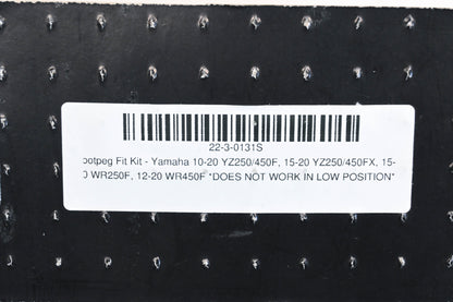 Fastway 22-3-0131S Yamaha Footpeg Fit Kit NOS
