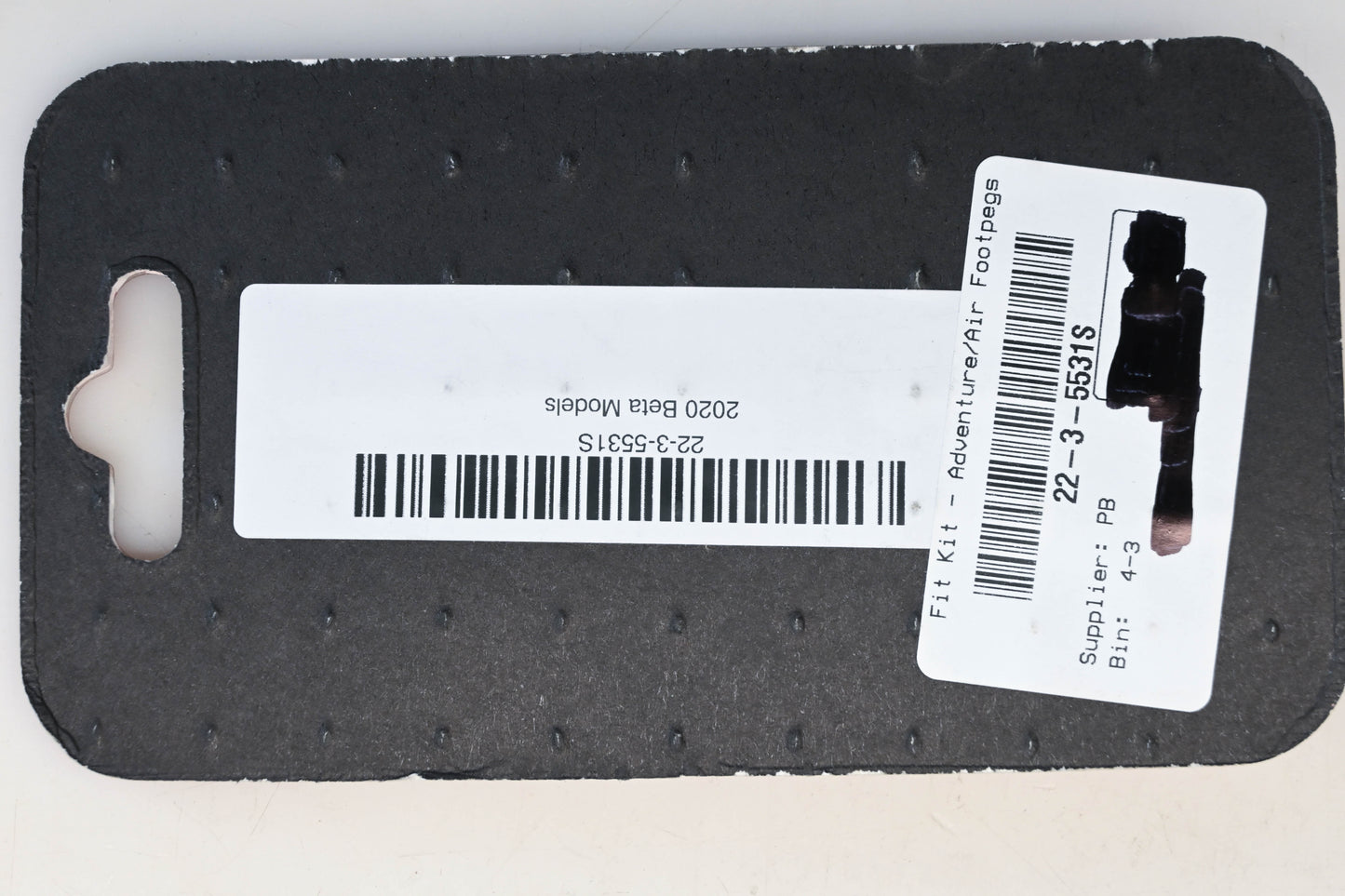 Fastway 22-3-5531S Beta Footpeg Fit Kit NOS