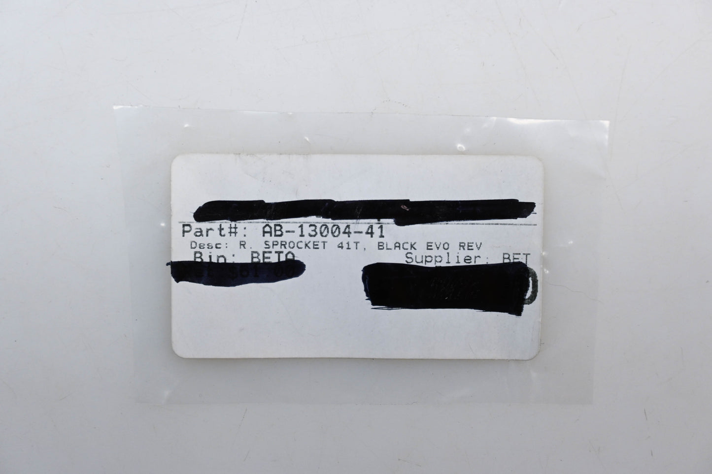 Beta AB-13004-41 41T Rev-Evo Black Rear Sprocket NOS