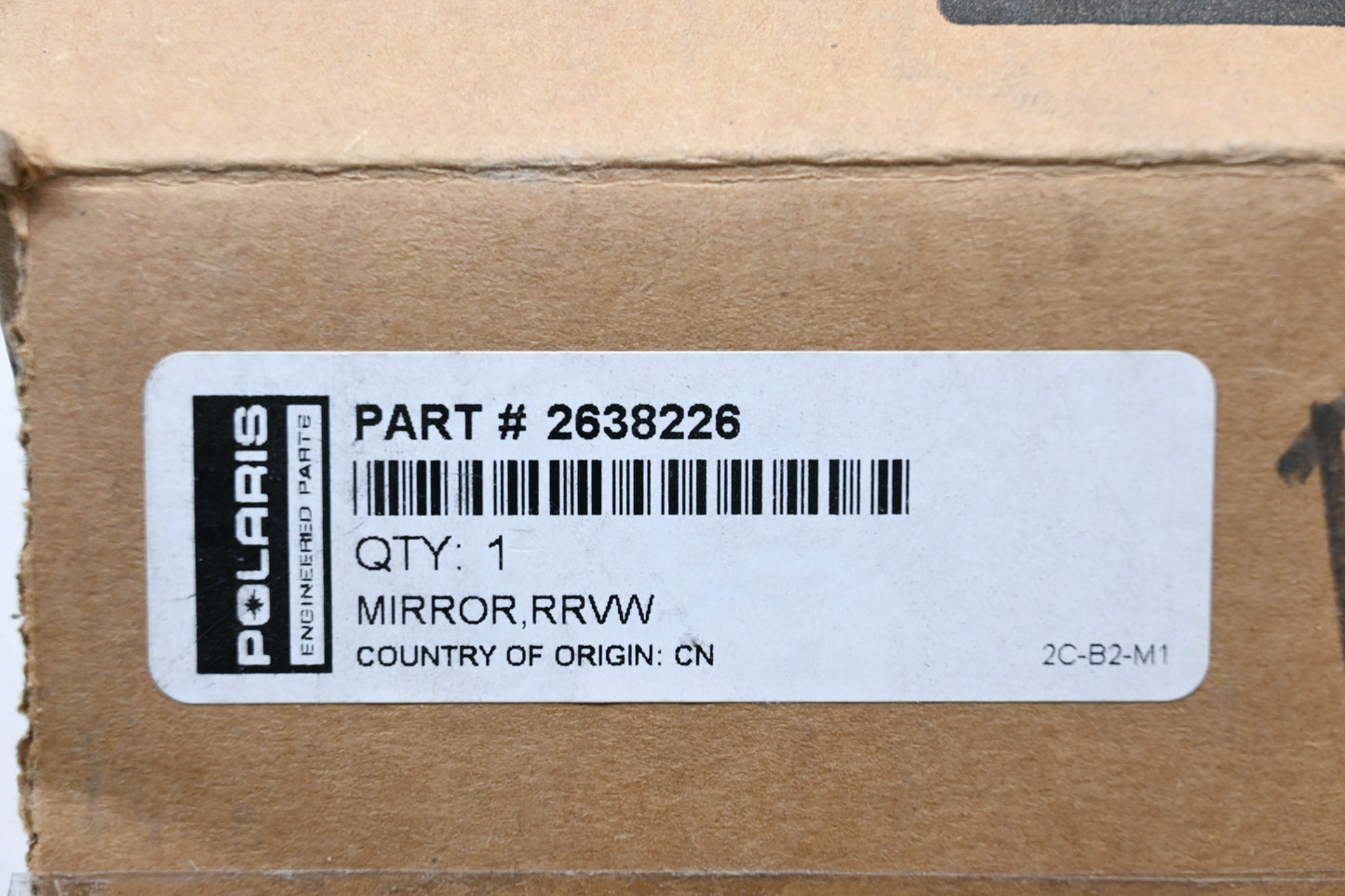 New OEM Polaris 2638226 Rear View Mirror NOS