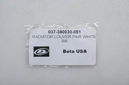 Beta 037-390030-051, 037.39.003.00.51 White Radiator Louver Kit NOS