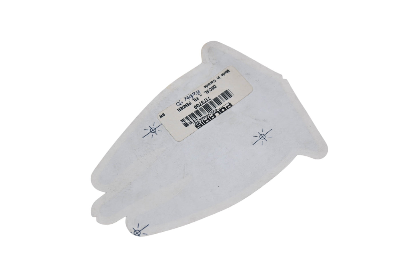 New OEM Polaris 7173709 Right Front Fender Decal NOS