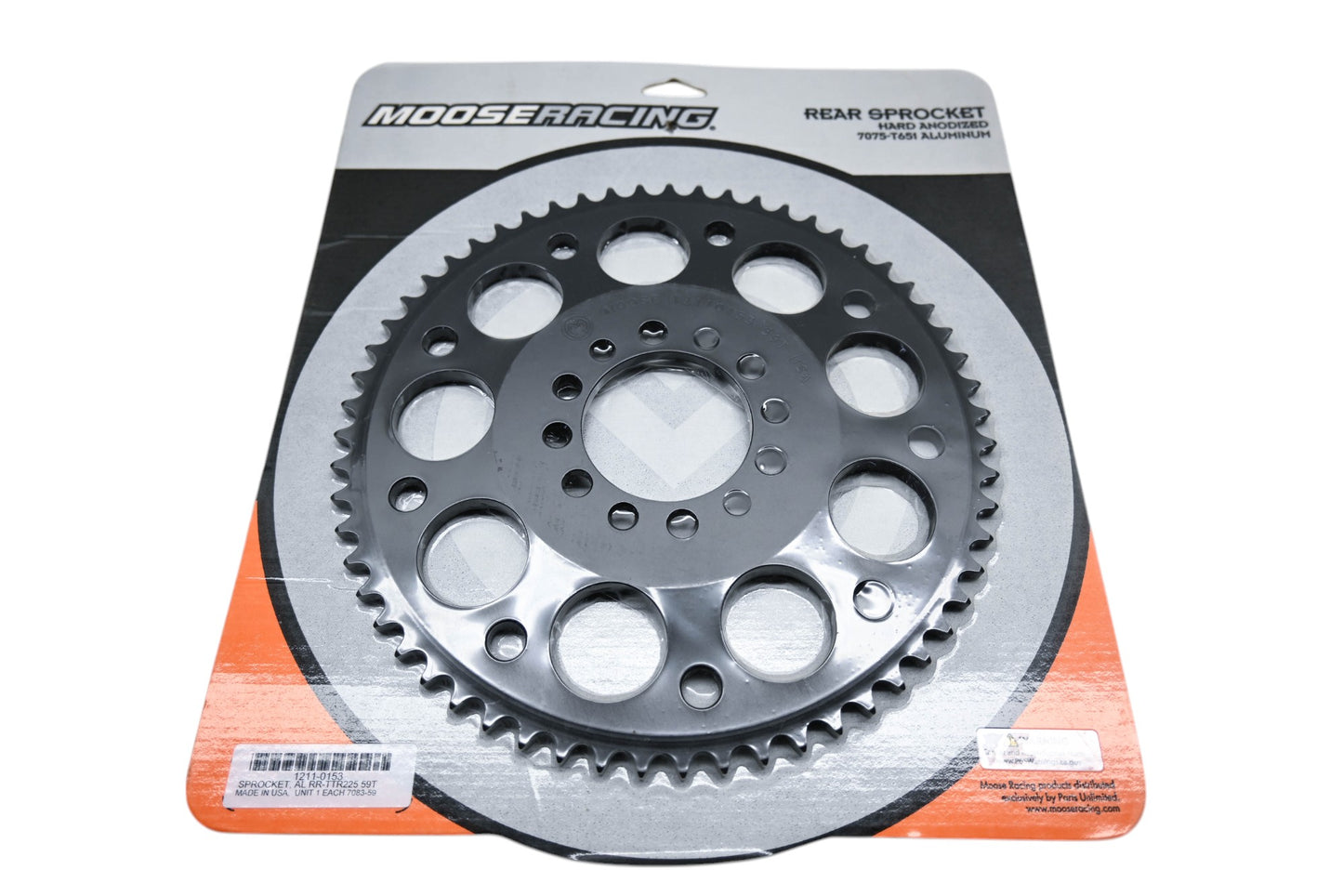 Moose Racing 1211-0153, 12110153 Yamaha 59T AL RR-TTR225 Rear Aluminum Sprocket NOS