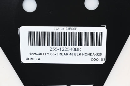 Fly Racing 255-122548BK, 1225-48 Honda 48T Rear Aluminum Sprocket NOS