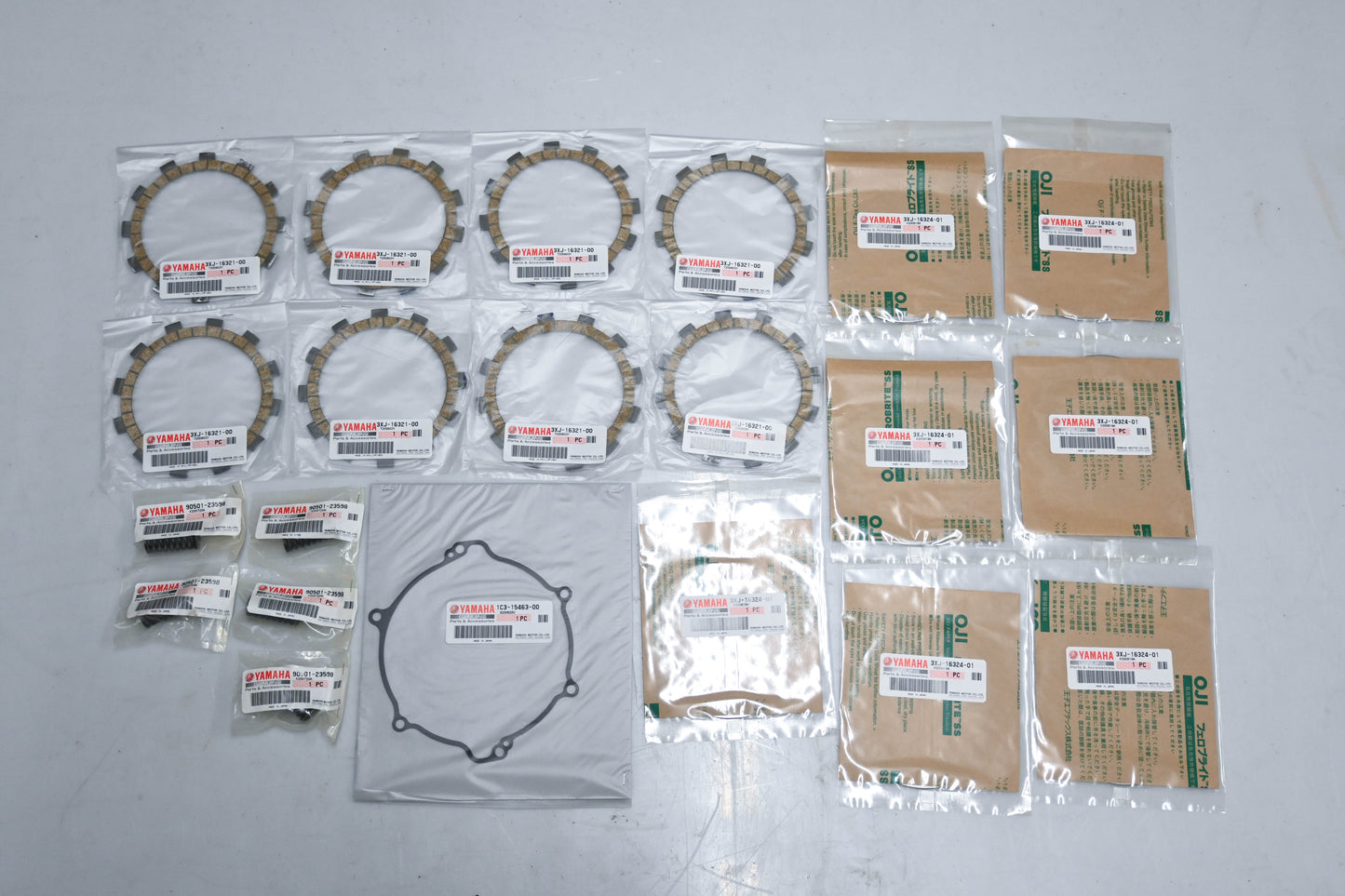 New OEM Yamaha 1C3-W001G-00-00 Clutch Plate Kit NOS