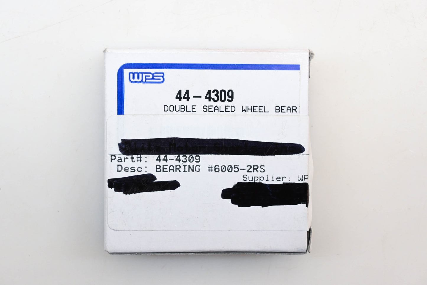 WPS 44-4309, 6005RS, 6005-2RS Double Sealed Bearing NOS