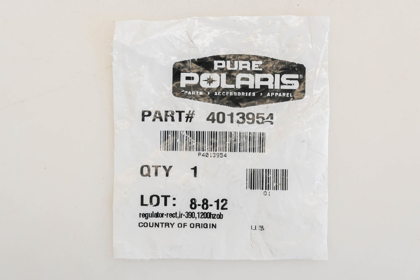 New OEM Polaris 4013954 Voltage Regulator NOS