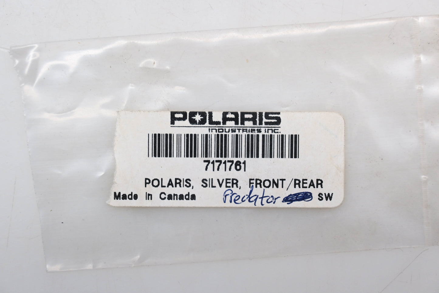 Polaris 7171761 Silver Front Decal NOS