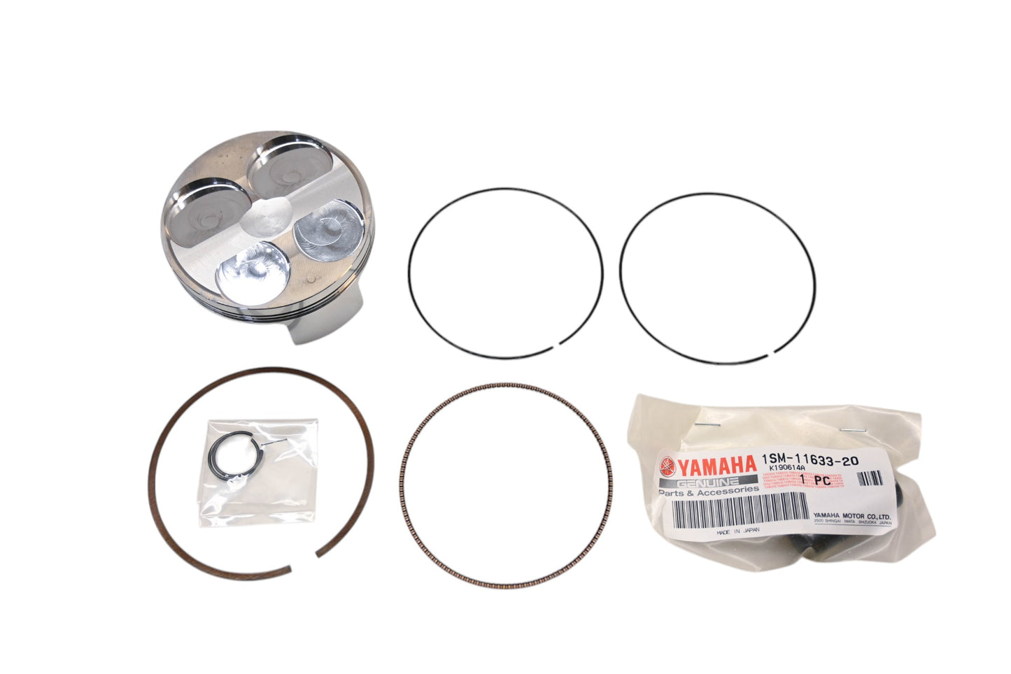 New OEM Yamaha B7B-116A0-00-00 Piston Kit NOS
