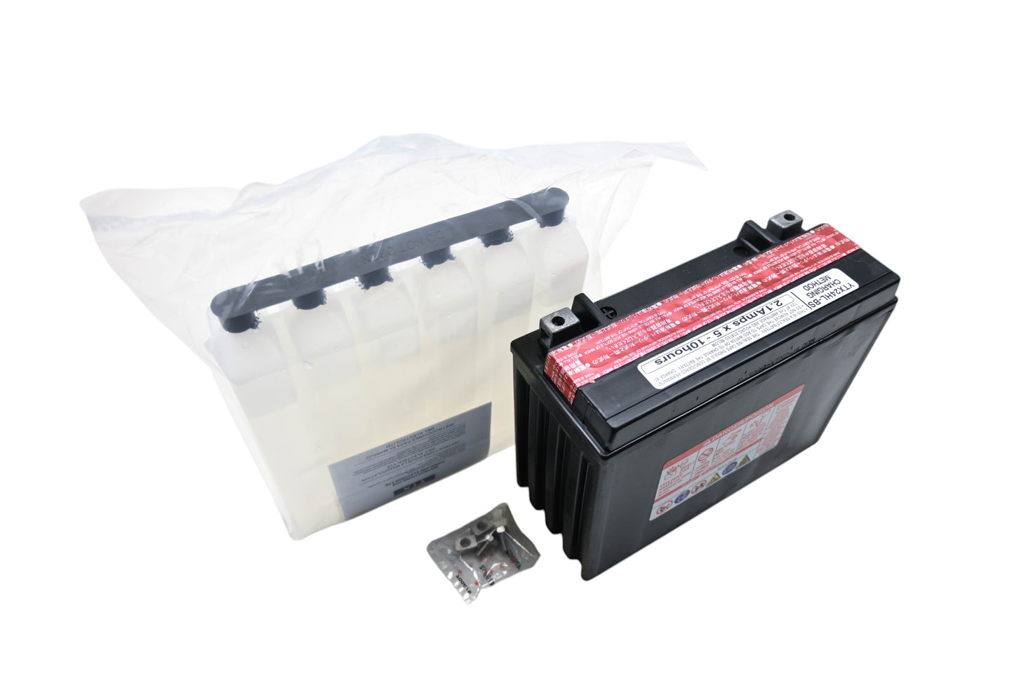Yuasa YTX24HL-BS Powersports AGM Battery Kit NOS