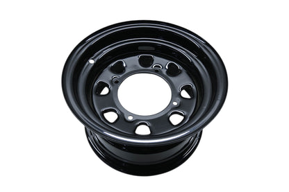 ITP 57-9227, 1225579014 Delta Black Steel Wheel 12x7 4+3 4/156 NOS