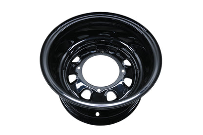 ITP 57-9227, 1225579014 Delta Black Steel Wheel 12x7 4+3 4/156 NOS
