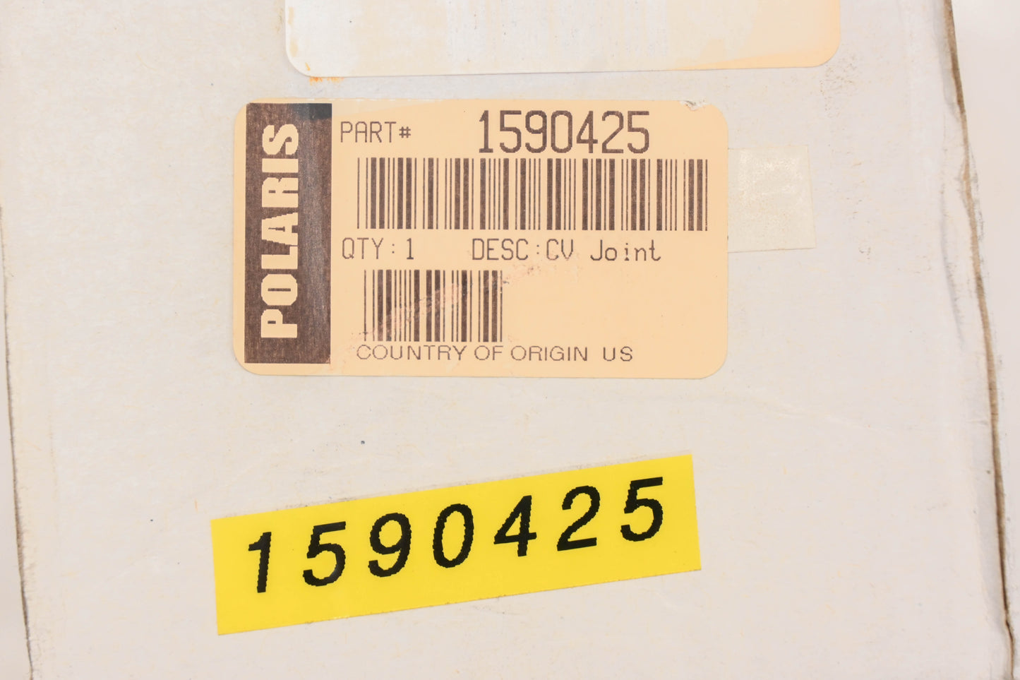 New OEM Polaris 1590425 Axle CV Inner Joint Assembly NOS