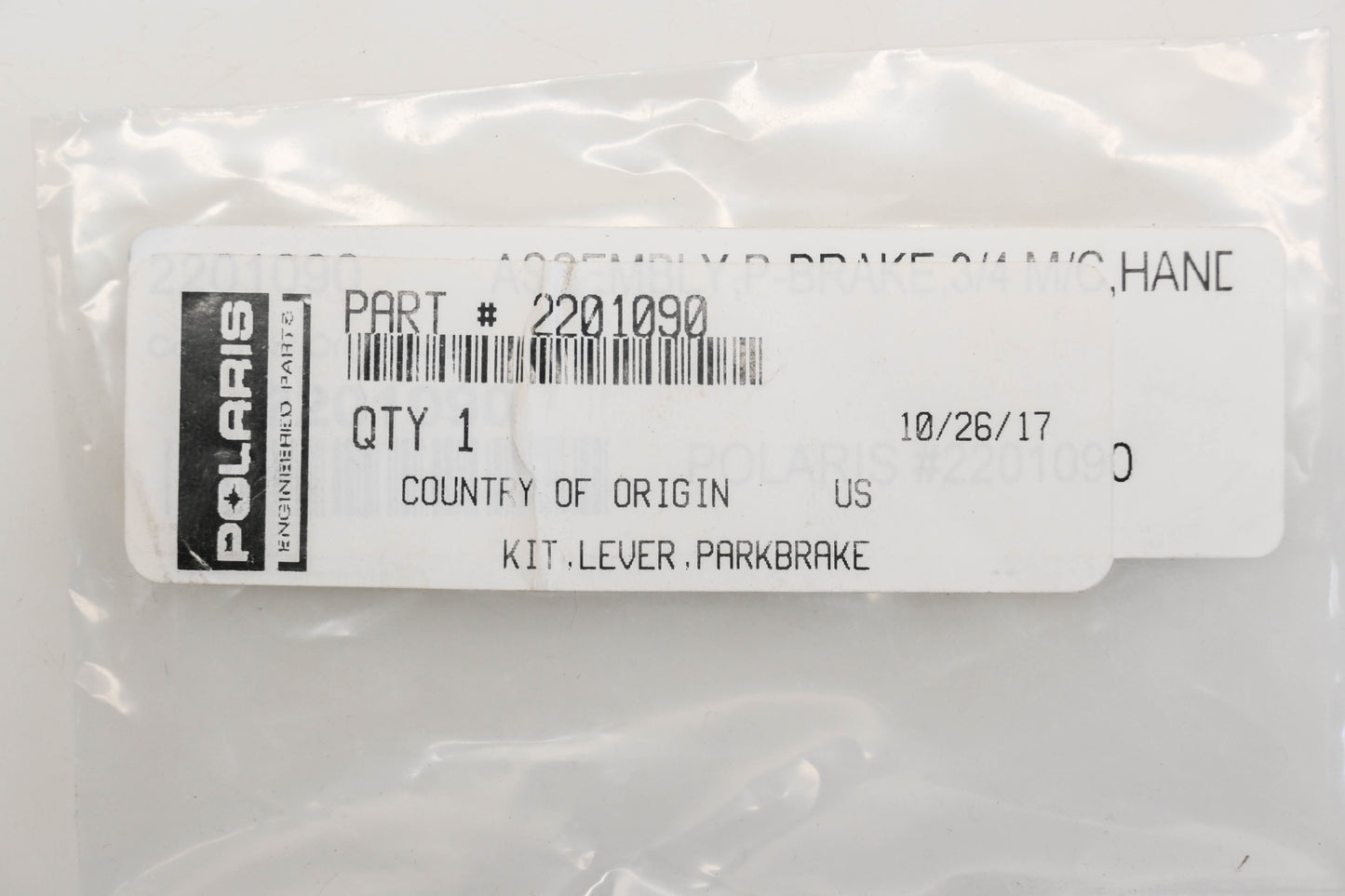 New OEM Polaris 2201090 Parking Brake Lever Kit NOS