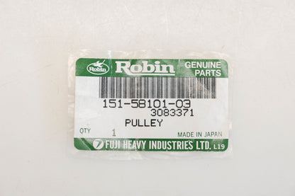 Robin 3083371, 151-58101-03 Polaris Lower Fan Pulley NOS