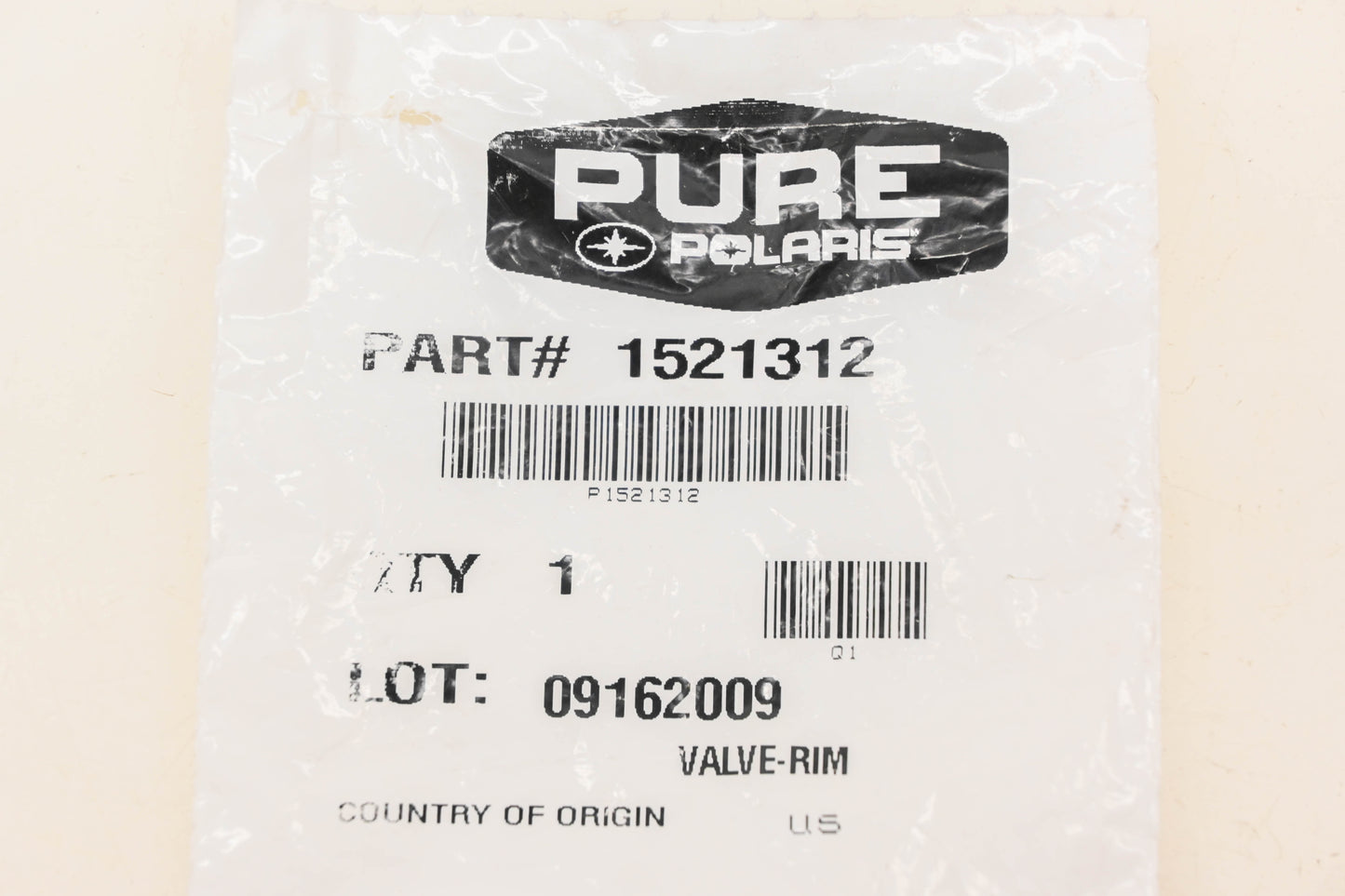 New OEM Polaris 1521312 Rim Valve NOS