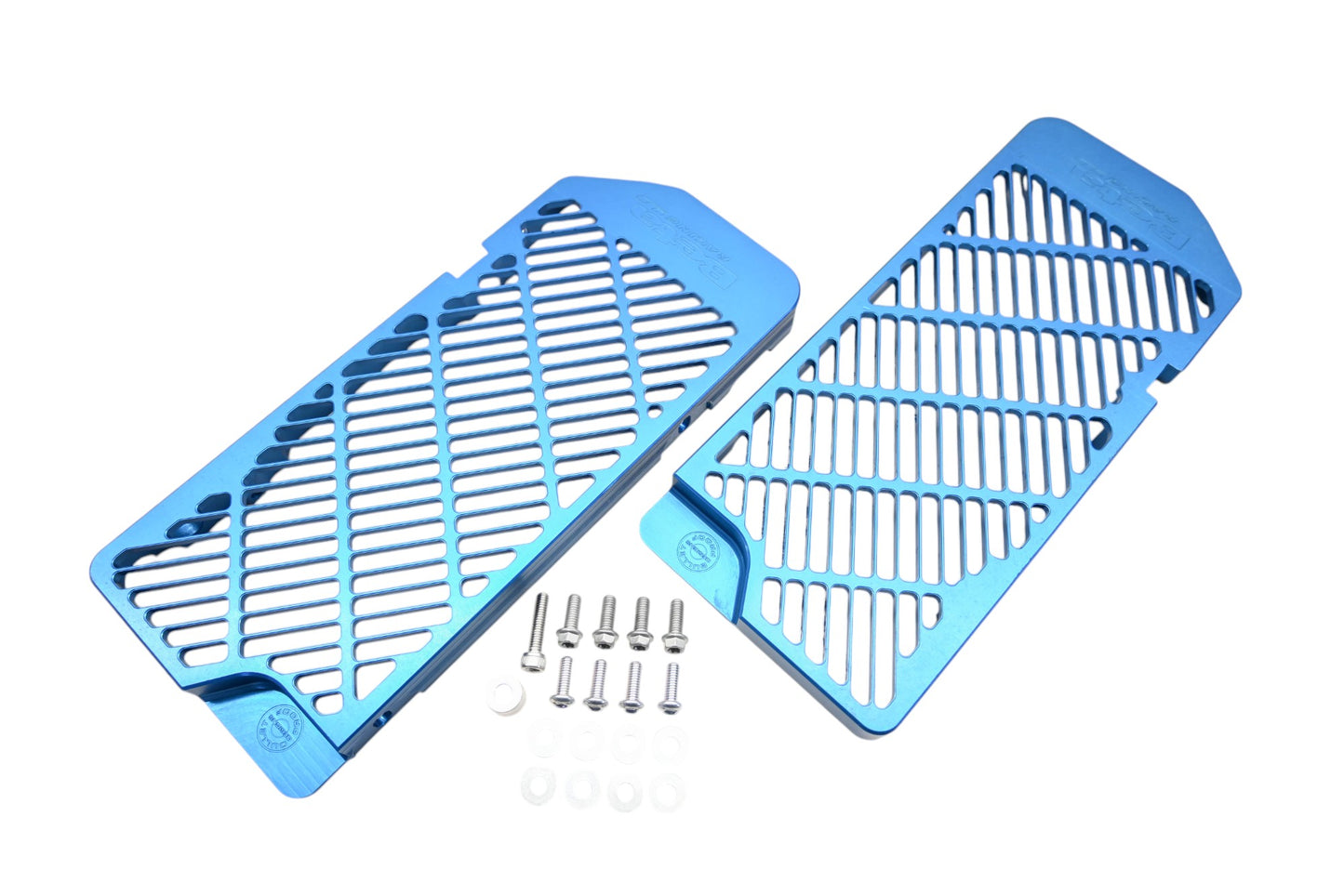 Beta AB-21154-BL Blue BulletProof Radiator Guard Kit NOS