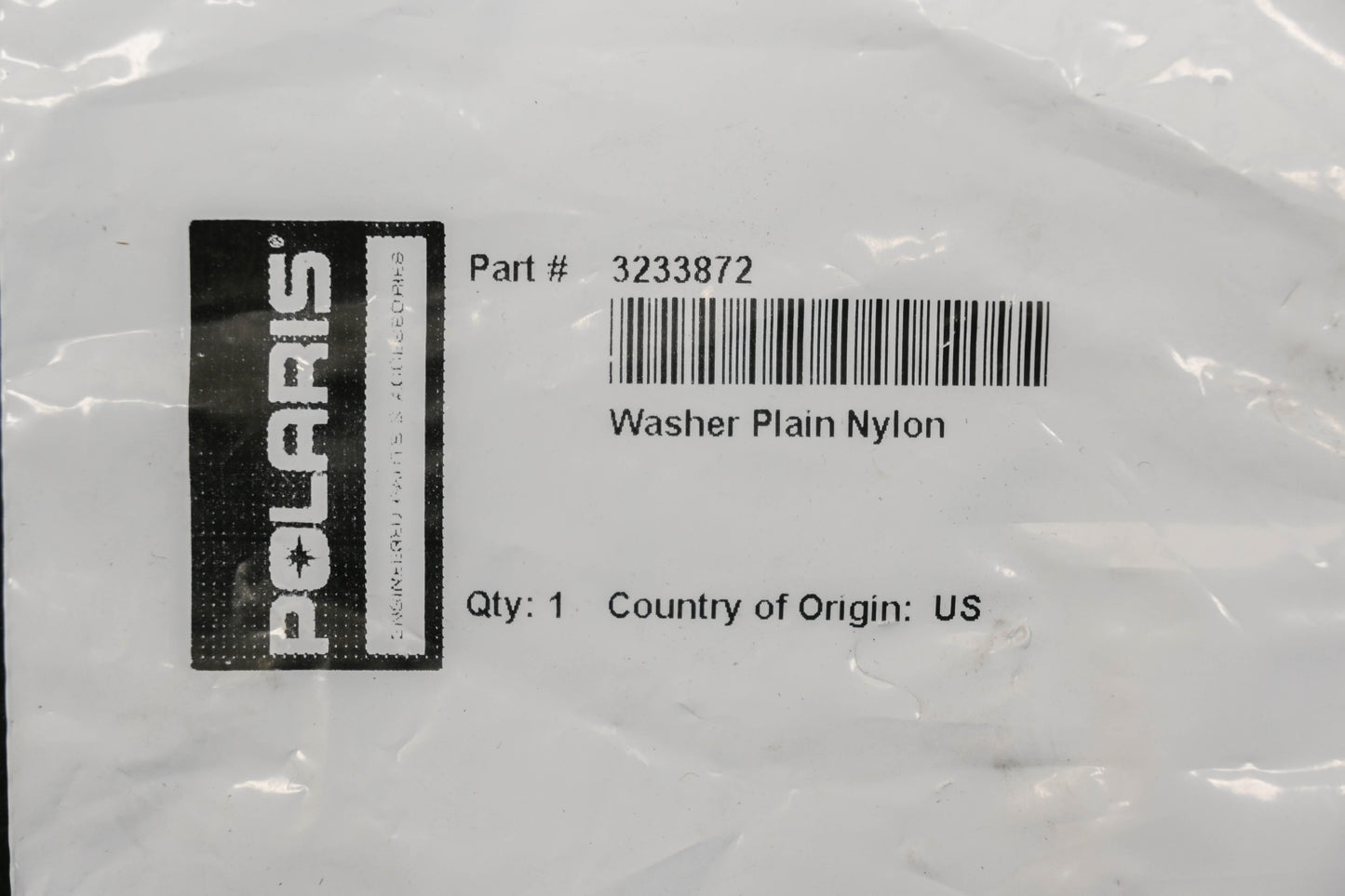New OEM Polaris 3233872 Nylon Washer NOS