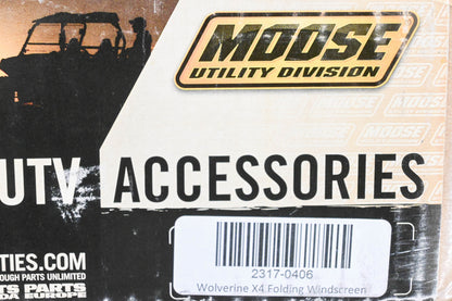 Moose 2317-0406 Wolverine X4 Folding Windshield Kit NOS