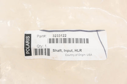 New OEM Polaris 3233122 HLR Transmission Input Shaft NOS