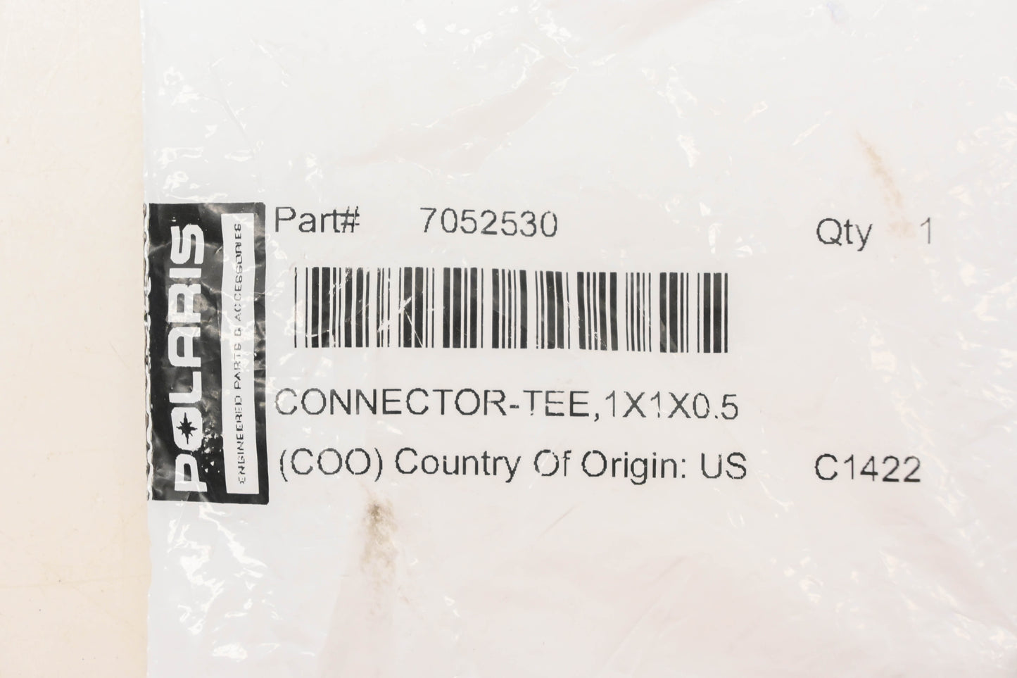 New OEM Polaris 7052530 Coolant Hose Tee Connector NOS