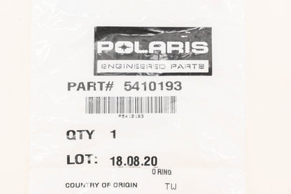 New OEM Polaris 5410193 O-Rings Qty 2 NOS