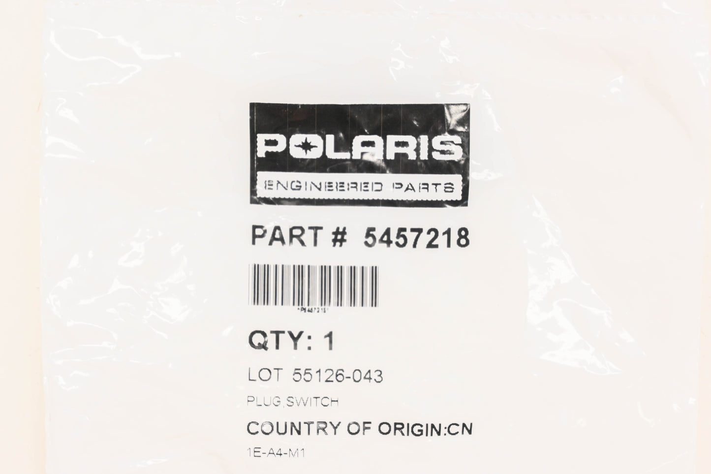 New OEM Polaris 5457218 Switch Plug NOS