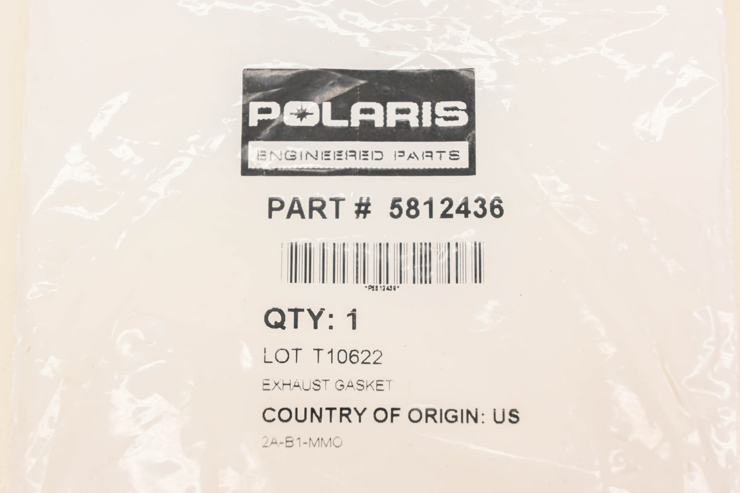 New OEM Polaris 5812436 Exhaust Gasket NOS
