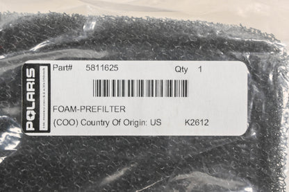 New OEM Polaris 5811625 Pre-Filter Foam Pad NOS
