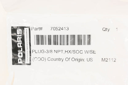 New OEM Polaris 7052413 Drain Plug NOS