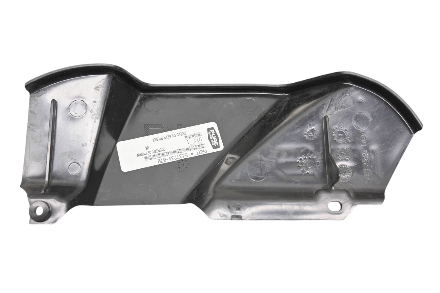 New OEM Polaris 5437234-070 Black Rear Right CV Axle Shield NOS