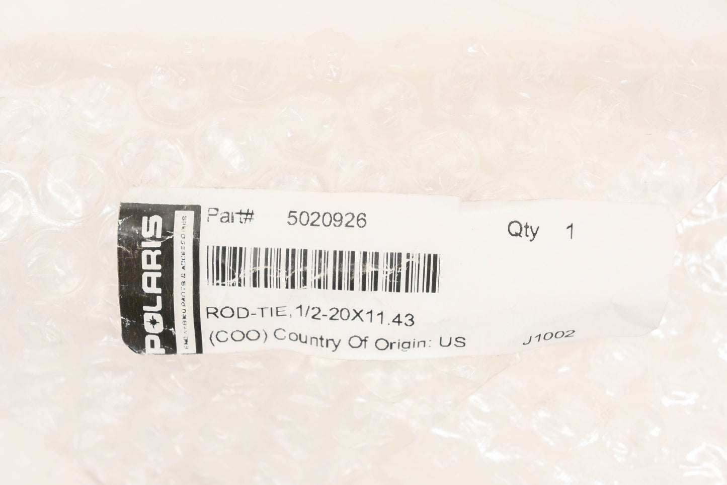 New OEM Polaris 5020926 Tie Rod NOS