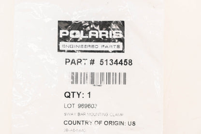 New OEM Polaris 5134458 Sway Bar Mount Clamp NOS