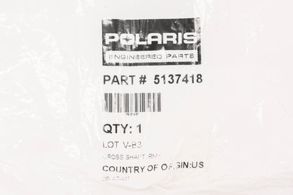 New OEM Polaris 5137418 Rear Cross Shaft NOS