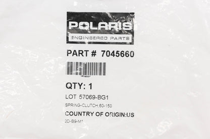 New OEM Polaris 7045660 Clutch Spring NOS