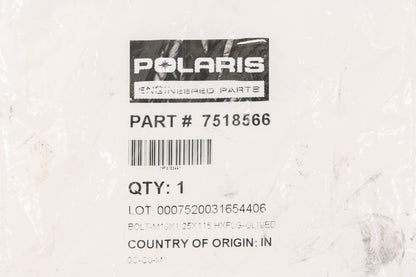 New OEM Polaris 7518566 Hex Flange Bolt NOS
