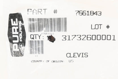 New OEM Polaris 7661843 Clevis Pins Qty 2 NOS