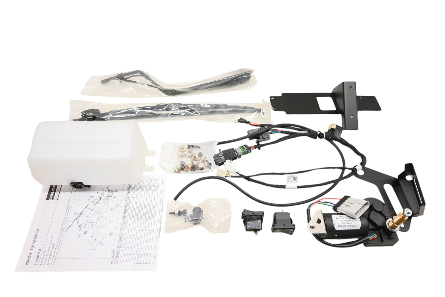 New OEM Polaris 2879968 Ranger 570, ETX Windshield Wiper Kit NOS