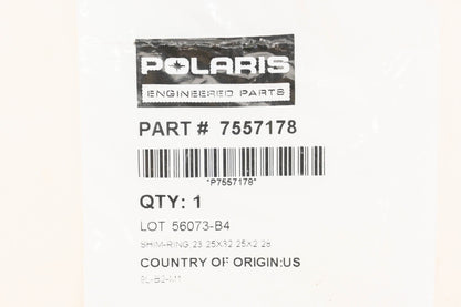 New OEM Polaris 7557178 Ring Shim NOS