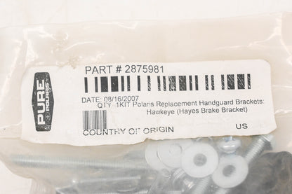 New OEM Polaris 2875981 Handguard Bracket Kit NOS