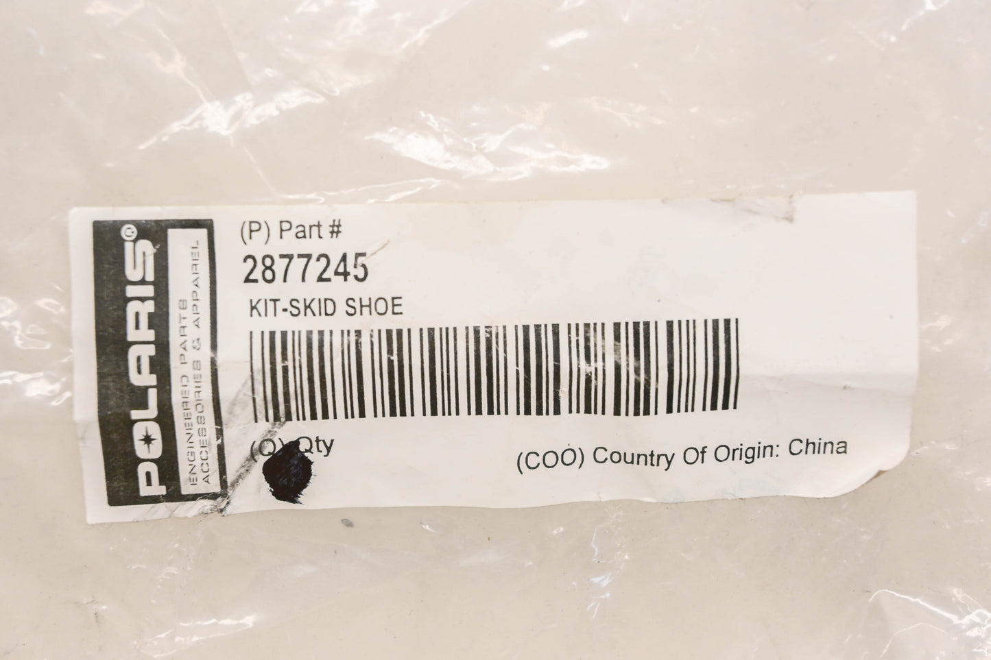 New OEM Polaris 2877245 Snow Plow Skid Shoes Qty 2 NOS