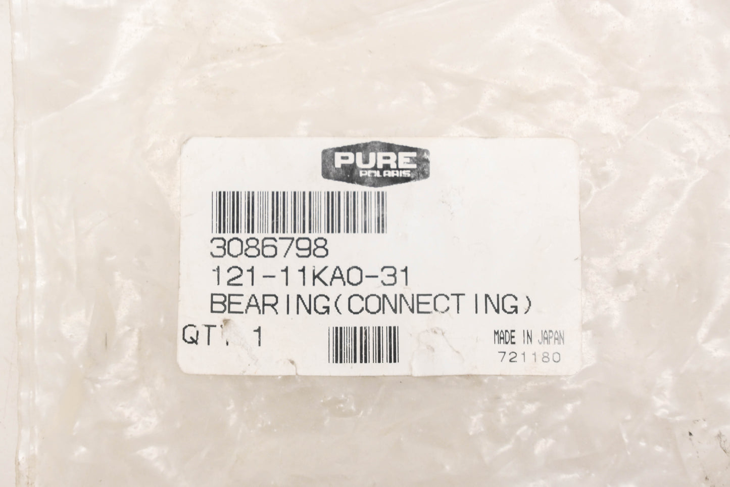 New OEM Polaris 3086798, 121-11KA0-31 Bearing NOS