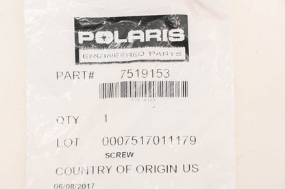 New OEM Polaris 7519153 Hex Flange Screw NOS