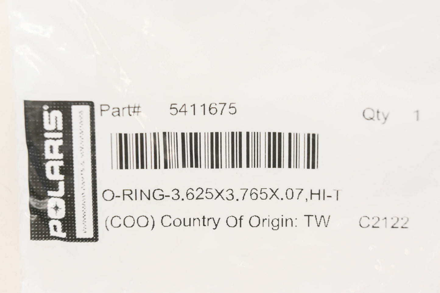 New OEM Polaris 5411675 O-Ring NOS